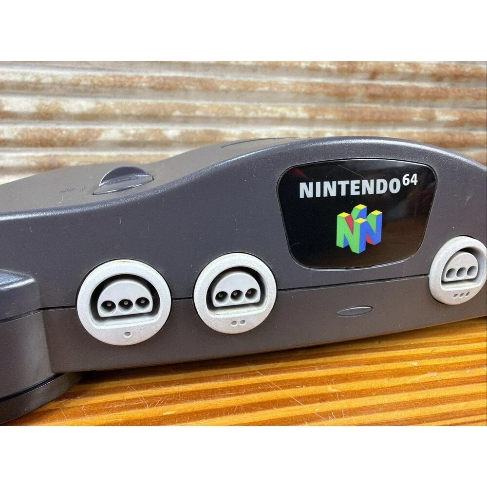 Nintendo 64 N64 Console Only with Jumper Pak Tested Works Great No Cables-NICE!!